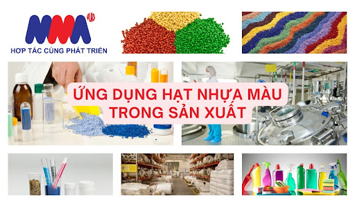 Ứng dụng hạt nhựa màu trong sản xuất